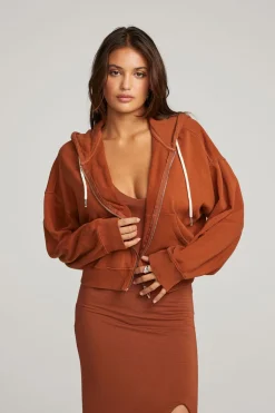 Chaser Brand Abilene Whiskey Zip Up Hoodie Cheap