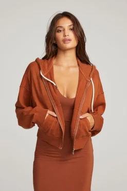 Chaser Brand Abilene Whiskey Zip Up Hoodie Cheap