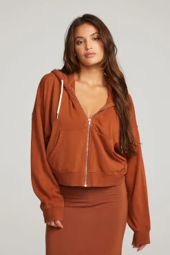 Chaser Brand Abilene Whiskey Zip Up Hoodie Cheap