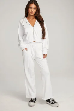Chaser Brand Abilene White Zip Up Hoodie Shop