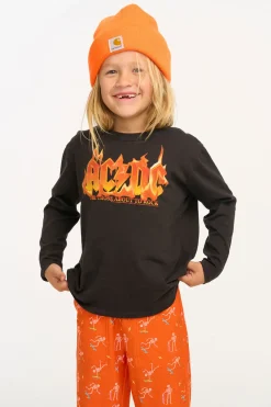 Chaser Brand AC/DC For Those About To Rock Boys Long Sleeve New