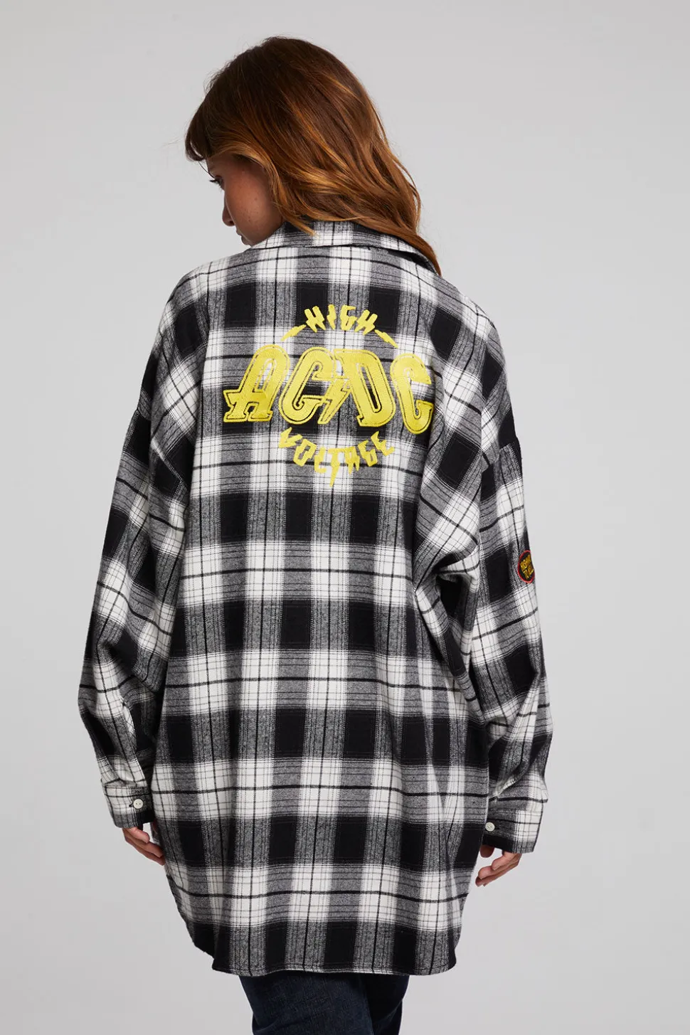 Chaser Brand AC/DC High Voltage Flannel Button Down Shop
