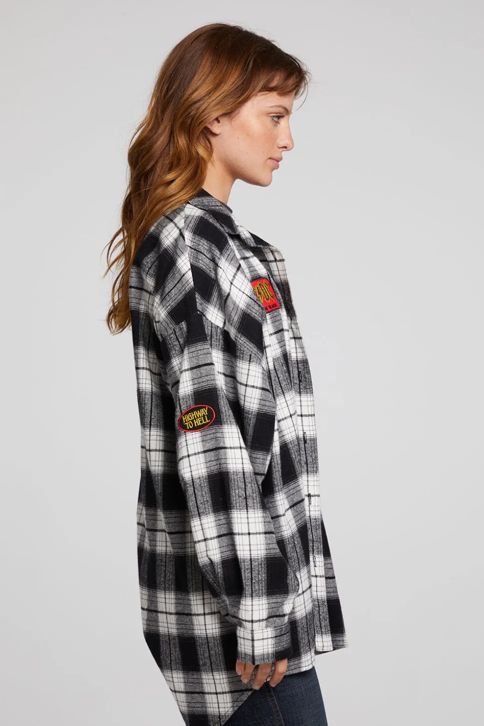 Chaser Brand AC/DC High Voltage Flannel Button Down Shop
