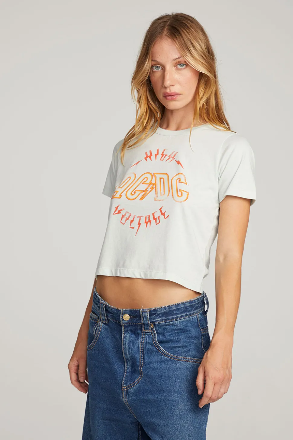 Chaser Brand AC/DC High Voltage Tee Cheap