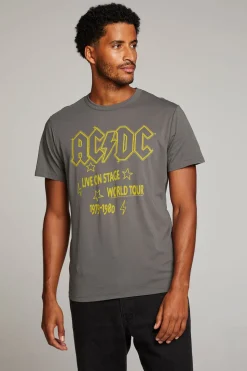 Chaser Brand AC/DC Live On Stage Mens Tee Best Sale