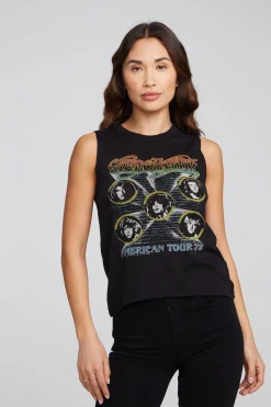 Chaser Brand Aerosmith American Tour Muscle Crop Sale