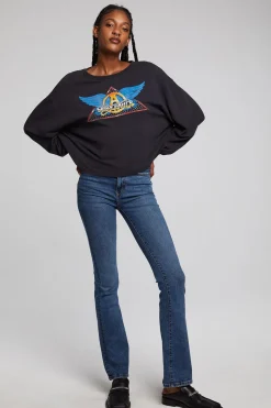 Chaser Brand Aerosmith Rock In A Hard Place Long Sleeve Fashion