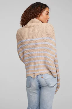Chaser Brand Aimee Fairfax Stripe Pullover Flash Sale