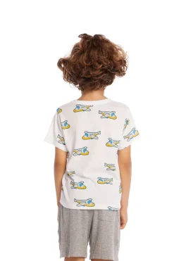 Chaser Brand Airplane Boys Tee Fashion