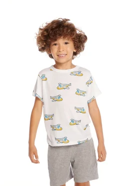 Chaser Brand Airplane Boys Tee Fashion