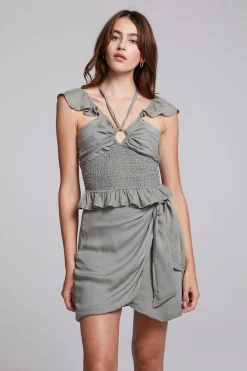 Chaser Brand Alessia Sage Blouse Sale
