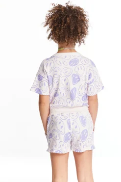 Chaser Brand All Over Smiles Girls Romper Store