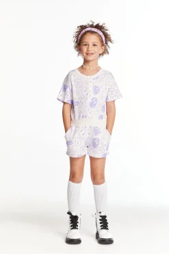 Chaser Brand All Over Smiles Girls Romper Store