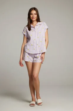 Chaser Brand Allover Lemons Shirt Best Sale