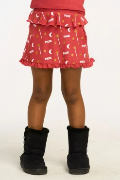 Chaser Brand Allover Magic Ruffle Skort Store