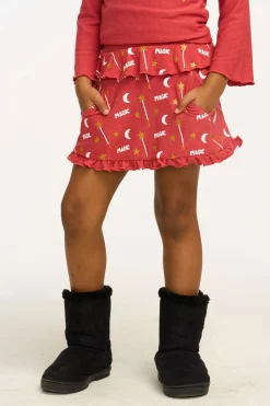 Chaser Brand Allover Magic Ruffle Skort Store