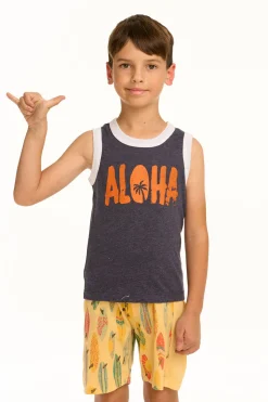 Chaser Brand Aloha Recycled Vintage Jersey Boys Tank Outlet