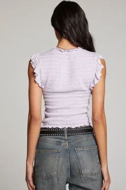 Chaser Brand Ann Petal Blouse Best Sale
