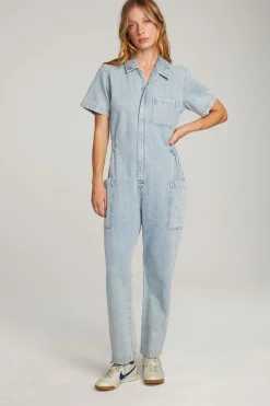 Chaser Brand Ashland Classic Blue Jumpsuit Store