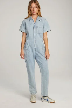Chaser Brand Ashland Classic Blue Jumpsuit Store
