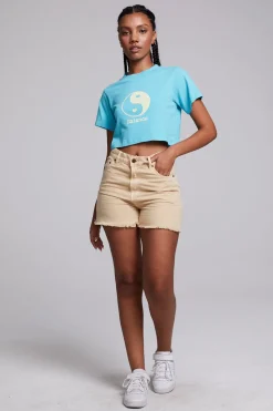 Chaser Brand Balance Crop Tee Sale