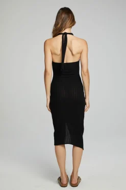 Chaser Brand Balboa Midi Dress - Black Onyx Cheap