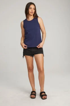 Chaser Brand Basic Sapphire Slit Tank Clearance