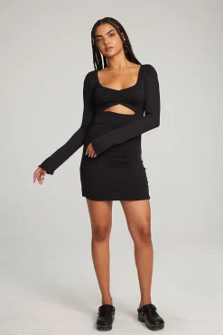 Chaser Brand Bay Licorice Mini Dress Cheap