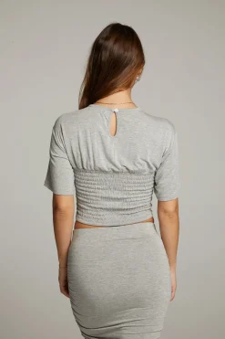 Chaser Brand Bayside Heather Grey Tee Discount