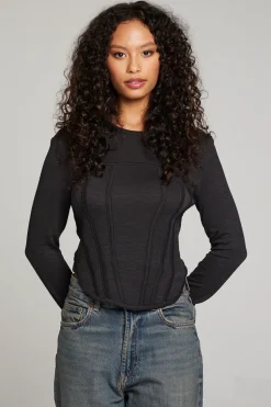 Chaser Brand Baysidee Licorice Long Sleeve Online