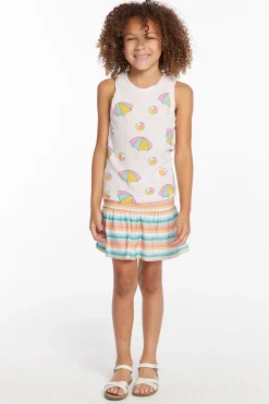 Chaser Brand Beach Balls & Umbrellas Girls Tank Top Hot