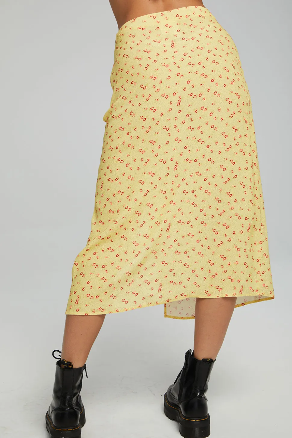 Chaser Brand Belle Midi Skirt - Anise Flower Sale