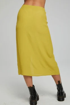Chaser Brand Belle Midi Skirt - Kiwi Cheap