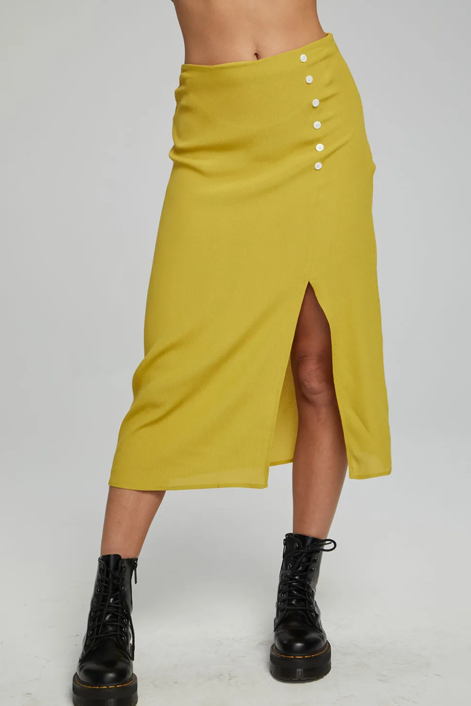 Chaser Brand Belle Midi Skirt - Kiwi Cheap