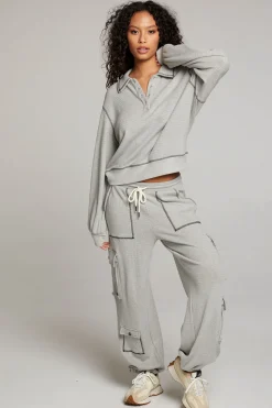 Chaser Brand Bily Heather Grey Jogger Sale