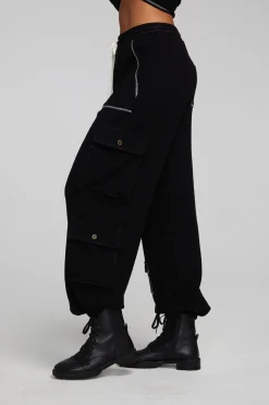 Chaser Brand Bily Shadow Black Jogger Discount