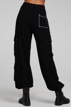 Chaser Brand Bily Shadow Black Jogger Discount