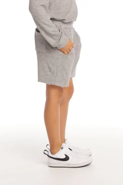 Chaser Brand Boat Day Heather Grey Boys Shorts Best