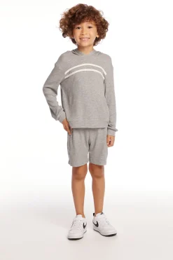 Chaser Brand Boat Day Heather Grey Boys Shorts Best