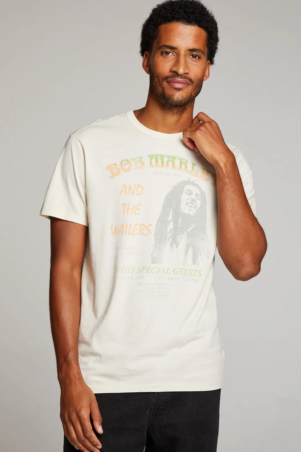 Chaser Brand Bob Marley On Stage Mens Tee Outlet