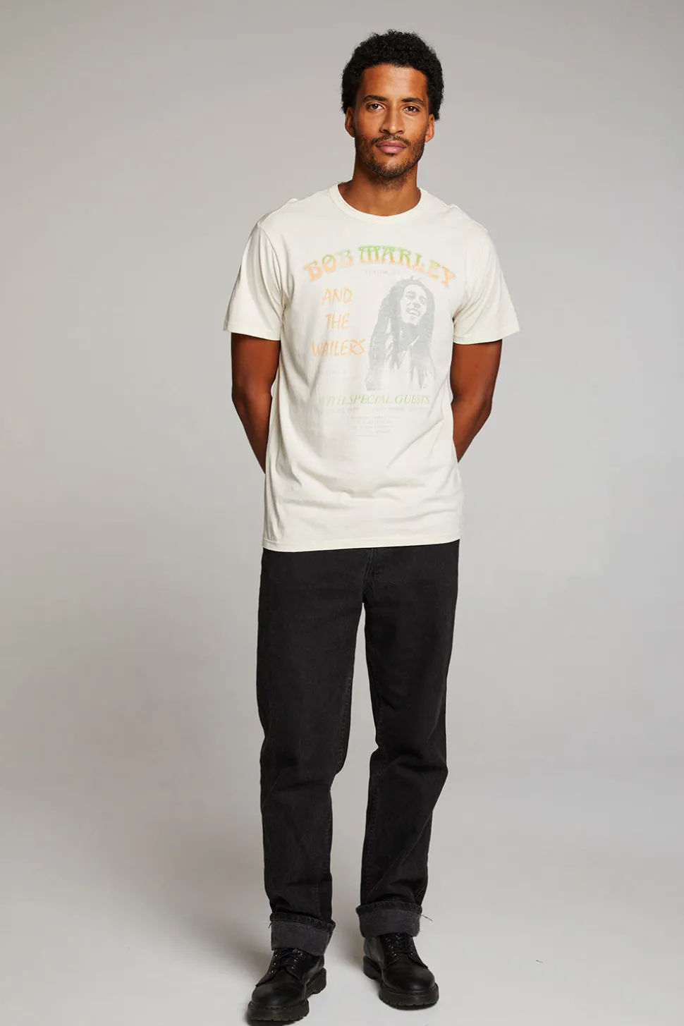 Chaser Brand Bob Marley On Stage Mens Tee Outlet