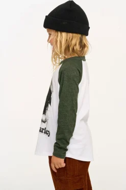Chaser Brand Bob Marley Portrait Boys Baseball Tee New