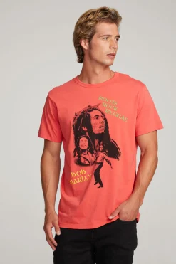 Chaser Brand Bob Marley Roots Rock Reggae Mens Tee Discount