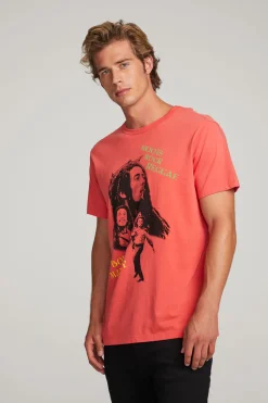 Chaser Brand Bob Marley Roots Rock Reggae Mens Tee Discount