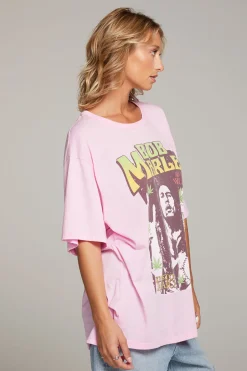 Chaser Brand Bob Marley Stir It Up One Size Tee Cheap