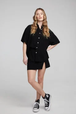 Chaser Brand Bocelli Beverly Pinstripe Button Down Flash Sale