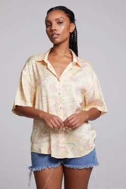 Chaser Brand Bocelli Vanilla Button Down Sale
