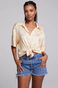 Chaser Brand Bocelli Vanilla Button Down Sale