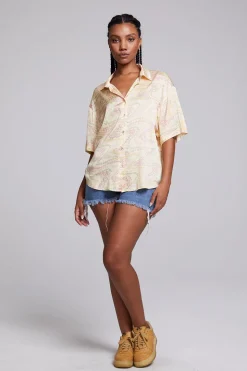Chaser Brand Bocelli Vanilla Button Down Sale