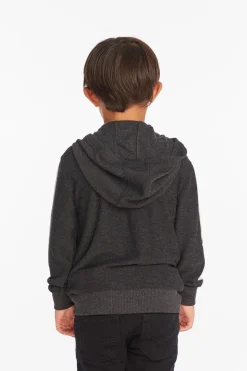 Chaser Brand Bolt Licorice Long Sleeve Zip Up Hoodie Store